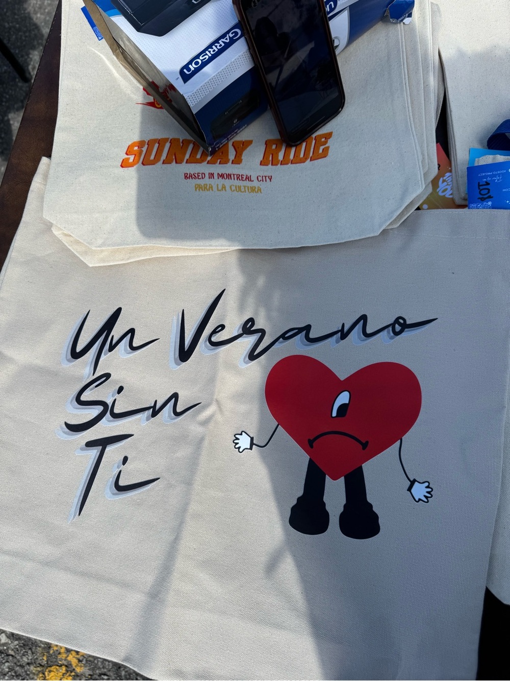 Agosto Tote Bag Bad bunny inspo